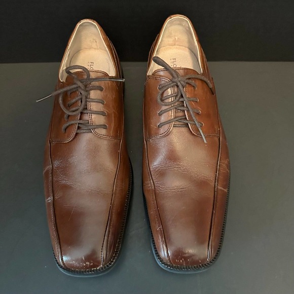 Florsheim Men\'s Dress Shoes 11256-200 Size 8.5 D Brown Chestnut Leather Oxford main image 5
